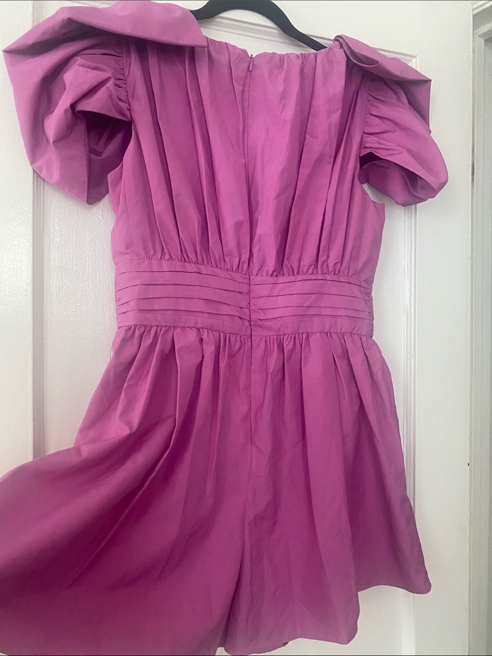 Express Girls' Magenta Puff-Sleeve Party Dress - Picture 4 of 16